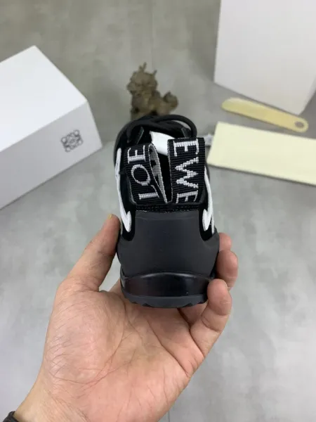 Loewe Puzzle Sneaker Black and White Sneakers - 14