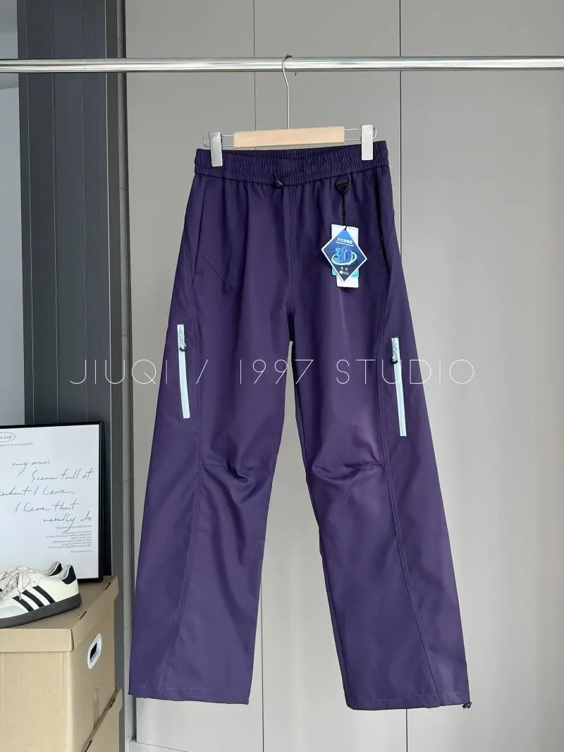 Design Outdoor Wind-Resistant Multi-Pocket Waterproof Straight-Leg Cargo Pants - 8