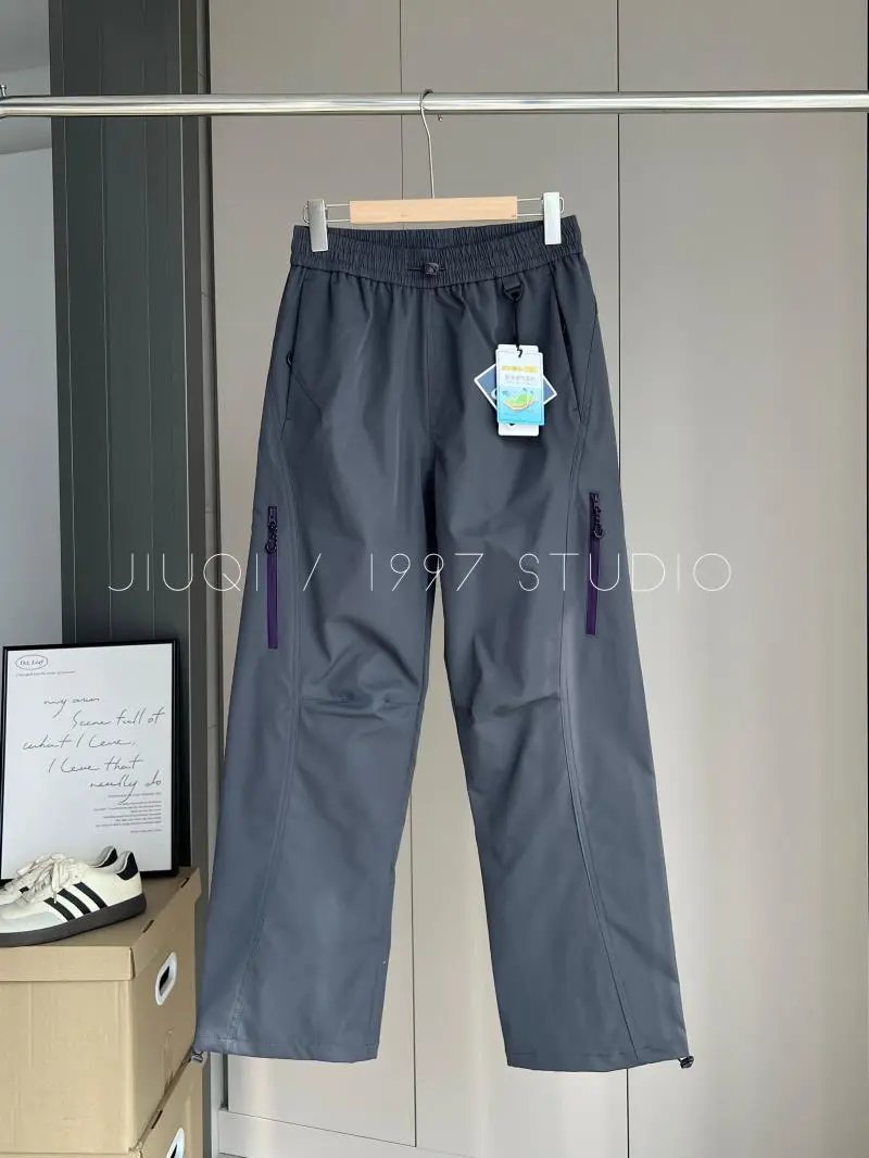 Design Outdoor Wind-Resistant Multi-Pocket Waterproof Straight-Leg Cargo Pants - 9
