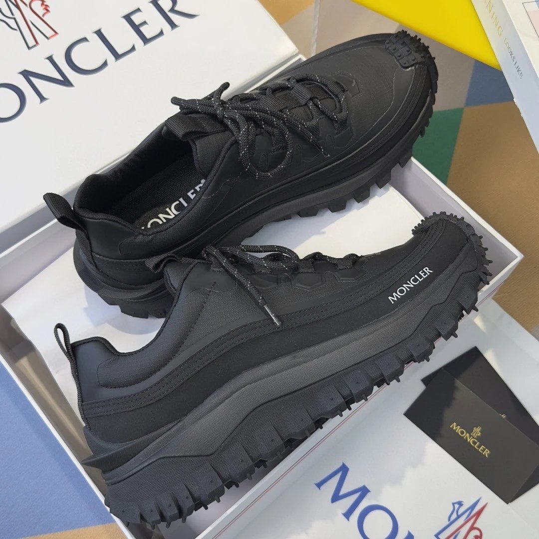 Moncler Trail Runner Beige Chunky Sneakers - 5
