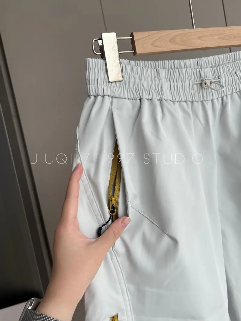 Design Outdoor Wind-Resistant Multi-Pocket Waterproof Straight-Leg Cargo Pants - 16