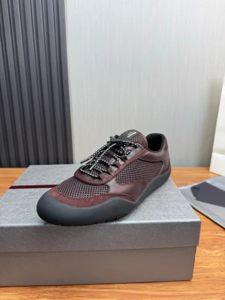 Prada Re-Nylon Mesh Sneakers Army Green - 4