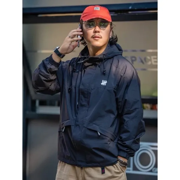 Design UNDEFEATED Field Jacket Olive Green and Black Outerwear - 13