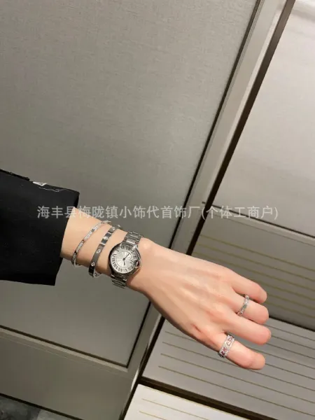 Cartier Love Bracelet Narrow Version 6 Diamonds Rose Gold Bracelet Jewelry - 6