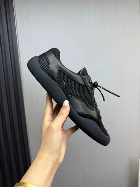 Prada Re-Nylon Mesh Sneakers Army Green - 13