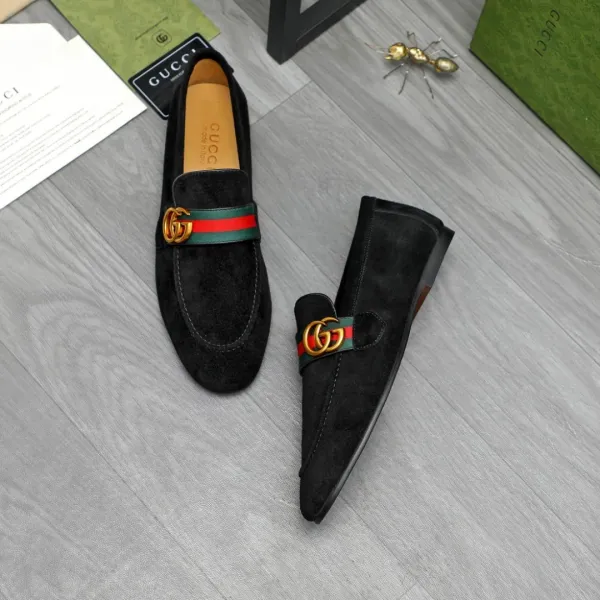 Gucci Horsebit Loafer Brown Suede Loafers - 10
