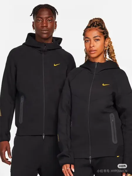 Nike NOCTA Tech Fleece Hoodie and Joggers Black Set - 6