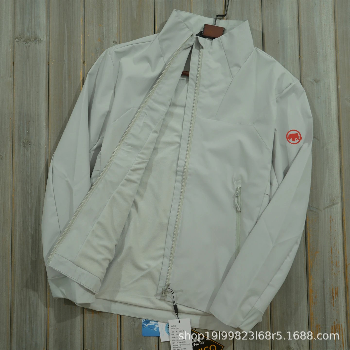 Design Mammut Nordwand Light Jacket White Outerwear - 4