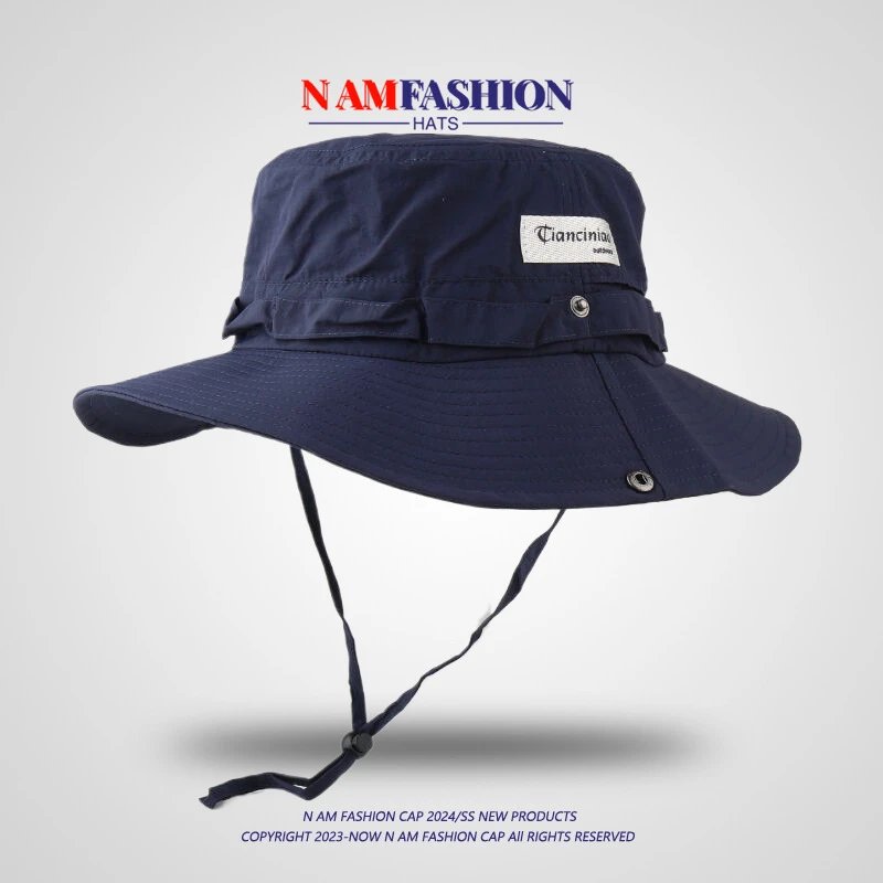 Design N AM Fashion Tanciniao Navy Bucket Hat Hats