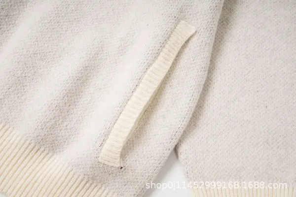 Corteiz Cross Stripe Knit Cardigan Beige Outerwear.cardigan - 6