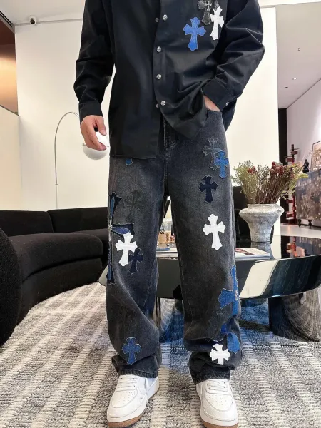 Chrome Hearts Cross-Embellished Black Sweatpants - 9