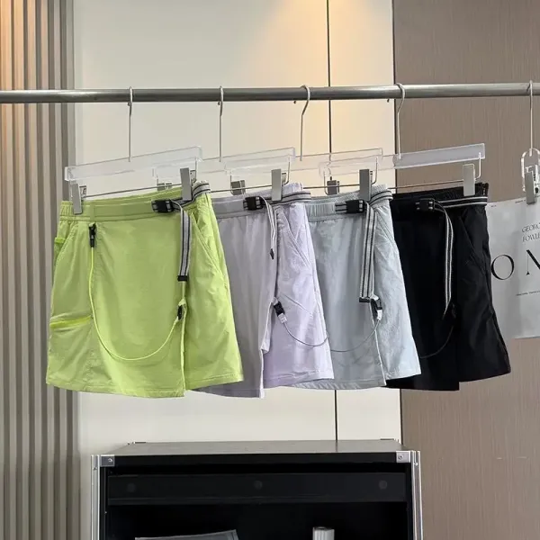 Design Performance Drawstring Shorts Lime Green / Gray / Black - 1