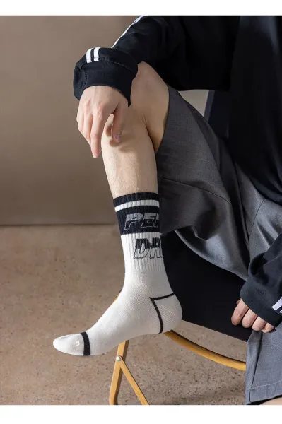 Design FIGHT Logo Socks Black - 16