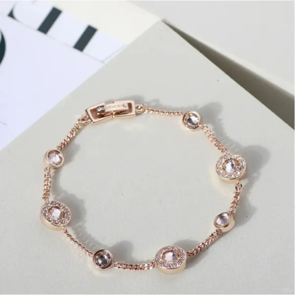 Givenchy Crystal-Embellished Chain Bracelet Silver Jewelry - 9