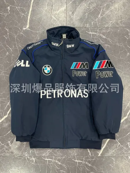 Design McLaren Mercedes-Benz F1 Team Inspired Racing Jacket Multicolor Outerwear - 38