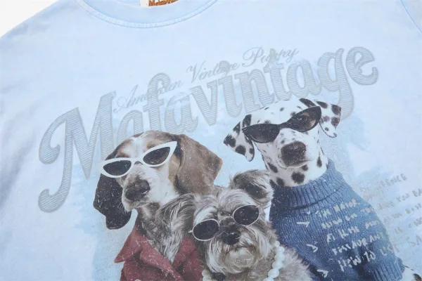 Design Mafavintage Graphic Print Acid Wash T-Shirt T-Shirts - 11