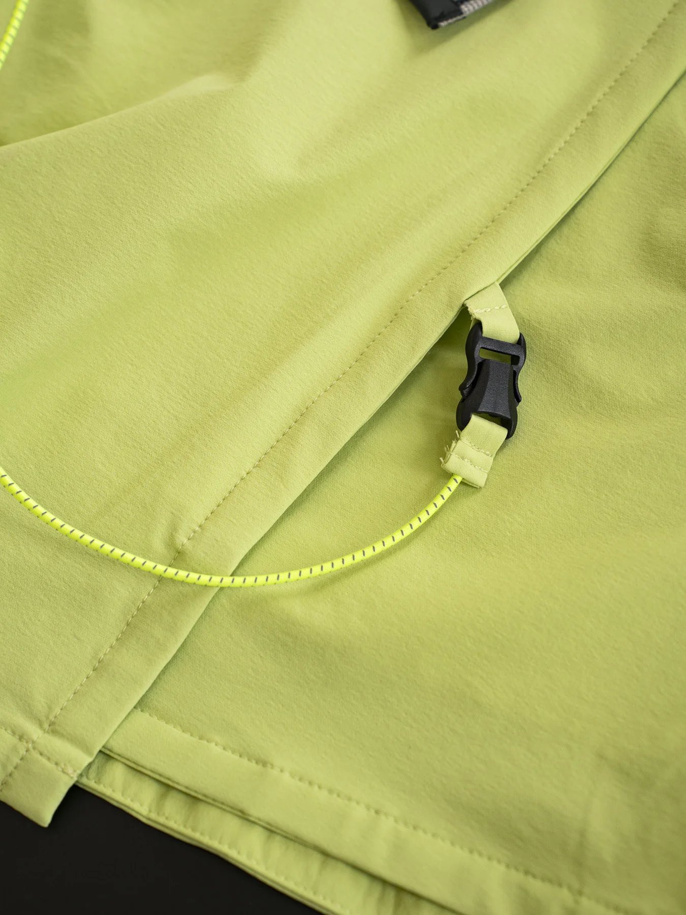 Design Wrap Skirt Shorts Lime Green Functional Sporty Shorts - 21