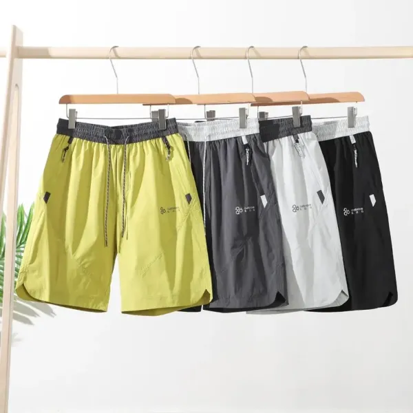 Design Outorave E.D.Q. Quick-Dry Performance Shorts Lime Green Shorts - 2