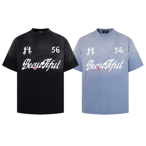 Design BLACKETE Beautiful Graphic Print Black T-Shirt T-Shirts - 2