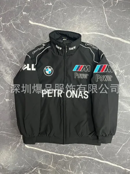 Design McLaren Mercedes-Benz F1 Team Inspired Racing Jacket Multicolor Outerwear - 48