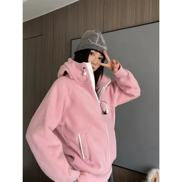Design Fleece Zip-Up Hoodie Black - 12