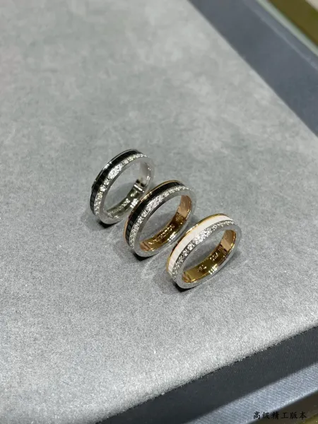 Design Stackable Band Rings Set Silver Black Cubic Zirconia Jewelry - 12