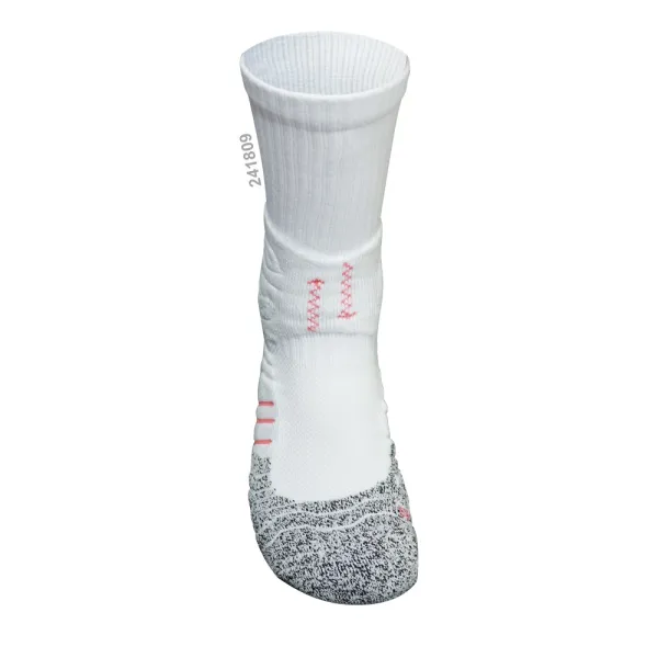 Design Performance Cushioning Sock White / Gray - 9