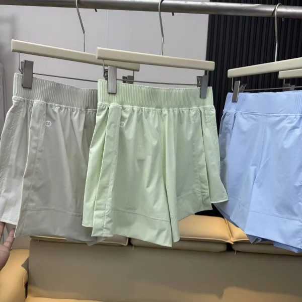 Design Umigio / U Pleated Waist Shorts Lavender Shorts - 8