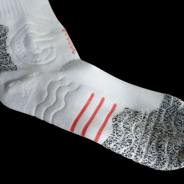 Design Performance Cushioning Sock White / Gray - 12