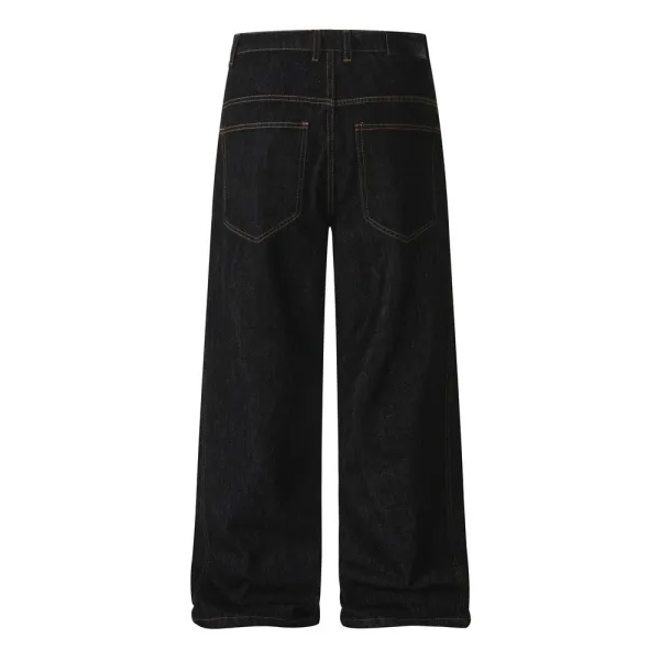 Design Riende Wide-Leg Denim Jeans Black Jeans - 5