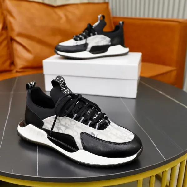 Dior B23 Oblique White Sneakers Chunky Sneakers - 9