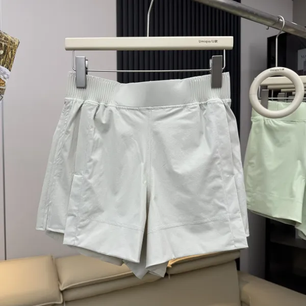 Design Umigio / U Pleated Waist Shorts Lavender Shorts - 13