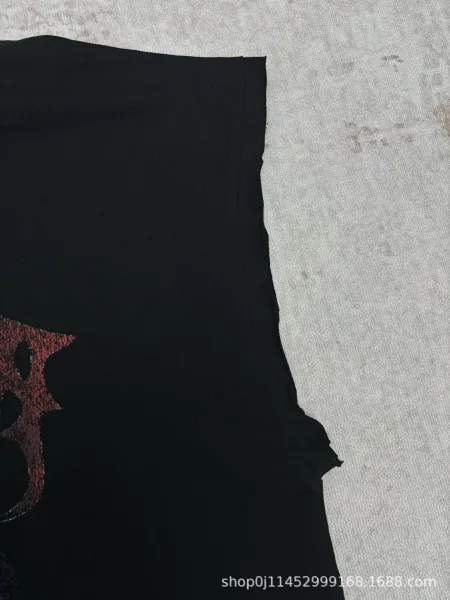Balenciaga Surf Wave Graphic T-Shirt Black - 5
