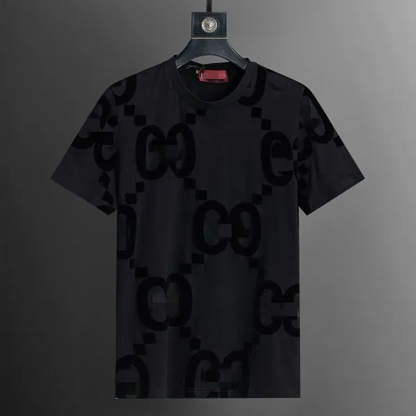 Gucci GG Monogram All-Over Print Black T-Shirt - 1