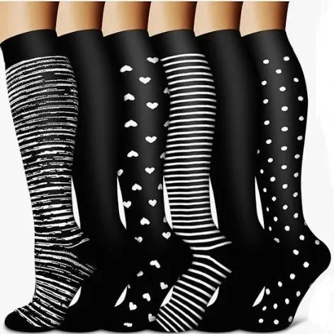 Design Cat-Themed Knee-High Socks Set Multicolor Socks - 13