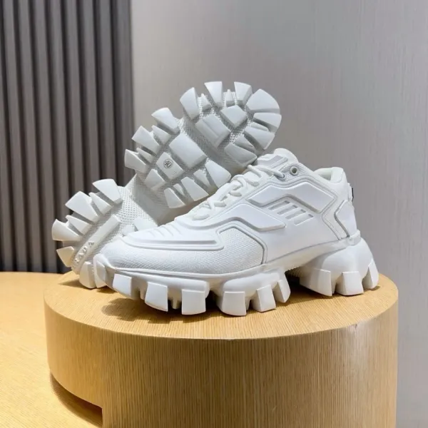 Prada Cloudbust Thunder Black and White Sneakers Chunky Sneakers - 16