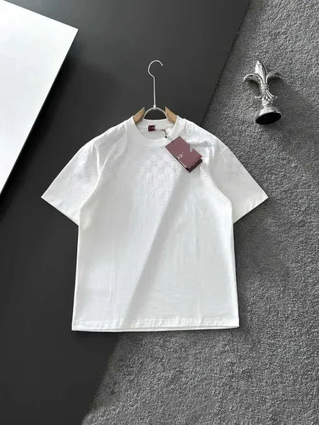 Gucci GG Monogram Print White T-Shirt - 1