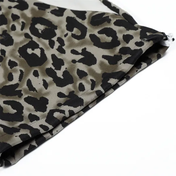 Balenciaga Leopard Print Wide-Leg Track Pants Multicolor - 8