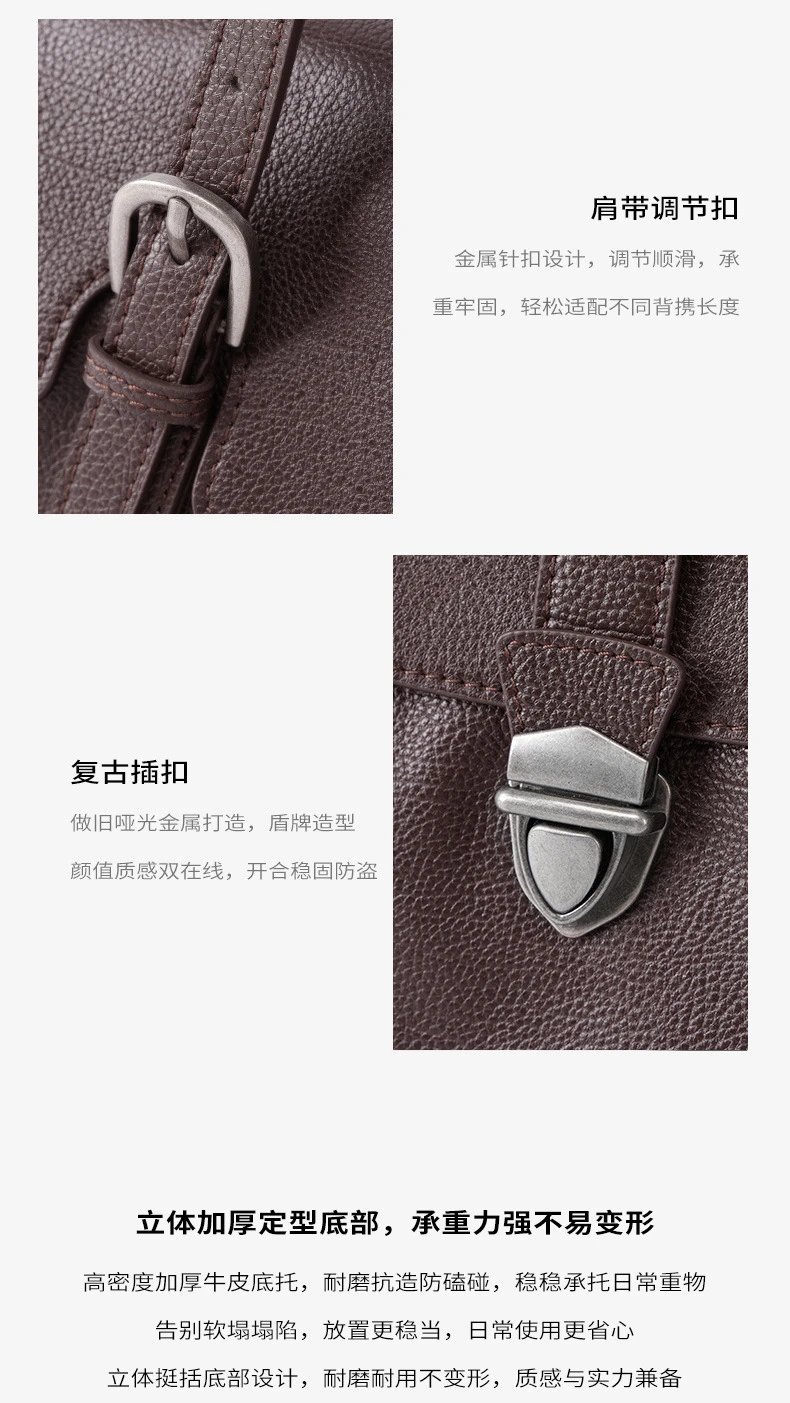 Design Structured Flap Closure White Handbag - 8