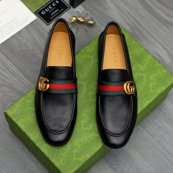 Gucci Horsebit Loafer Black Leather Loafers - 2