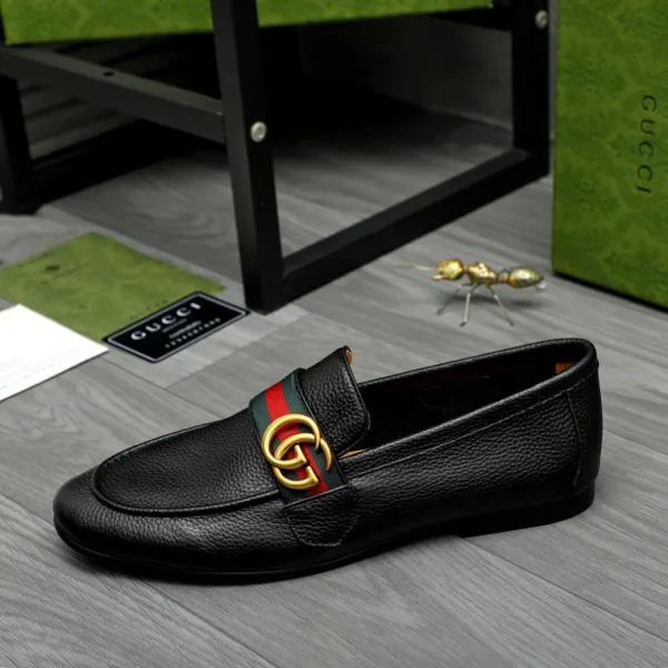 Gucci Horsebit Loafer Black Leather Loafers - 4