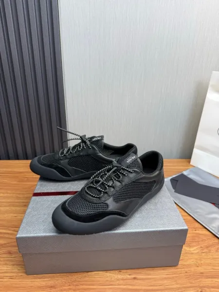 Prada Re-Nylon Mesh Sneakers Army Green - 9