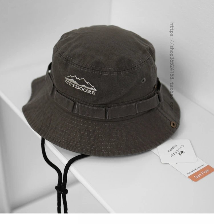 Design Outdoor Brand Bucket Hat Army Green Hats Bucket Hat - 14