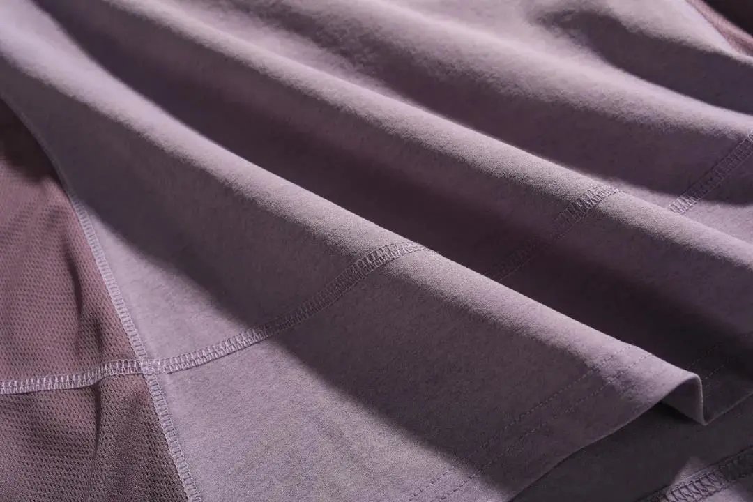 Design Color-Block Performance Base-Layer Top Mauve - 11
