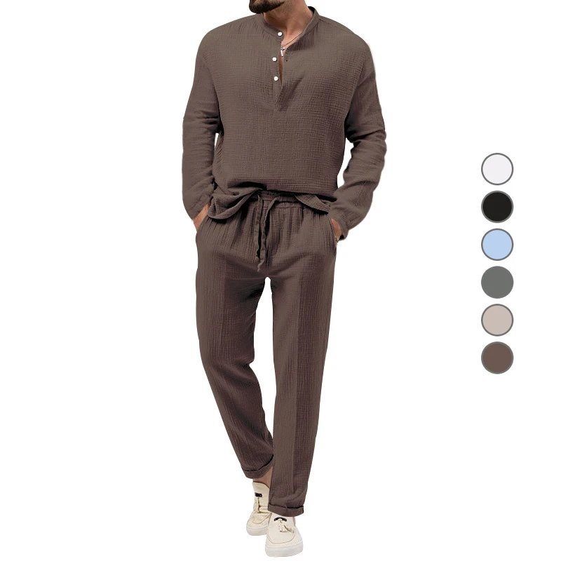 Dangfei Cross Border Light Blue Waffle Knit Lounge Set
