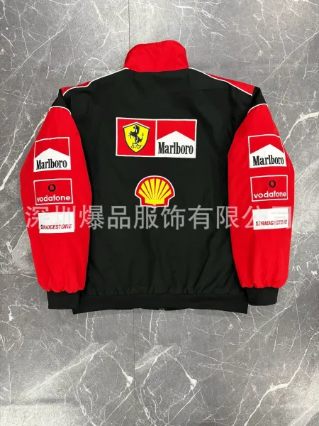 Design McLaren Mercedes-Benz F1 Team Inspired Racing Jacket Multicolor Outerwear - 10