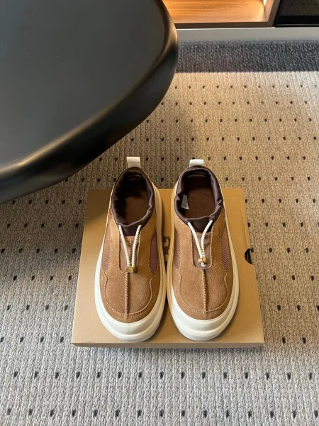 Design Chunky Platform Slip-On Sneakers Orange Beige - 8