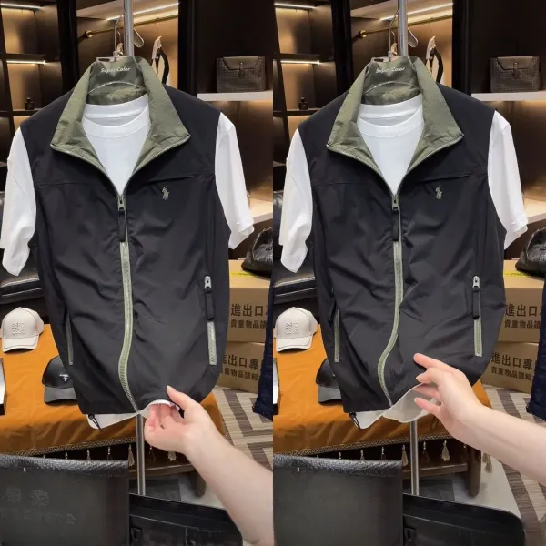 Polo Ralph Lauren Lightweight Vest Black Outerwear.vest - 5