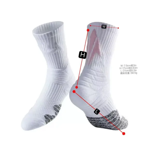 Design Performance Crew Socks Black / Gray - 5
