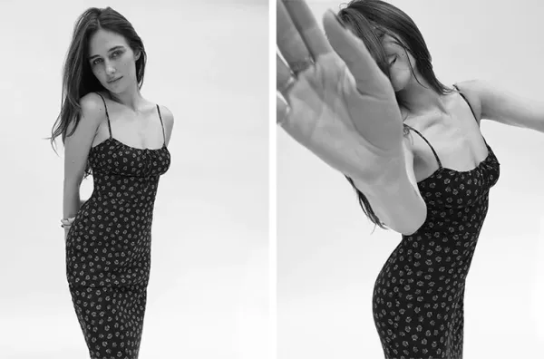 Design Polka Dot Spaghetti Strap Mini Dress Black - 64